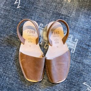 Pons Quintana sandals handmade in Spain Tan